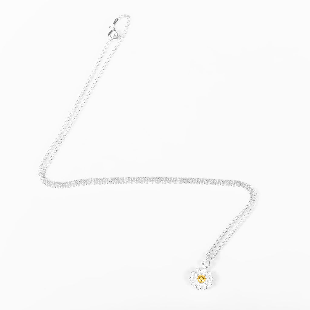 Silver Flower Necklace