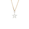 Silver Star on a Gold Chain