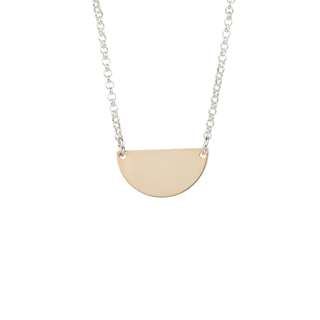 Half Moon Mixed Necklace