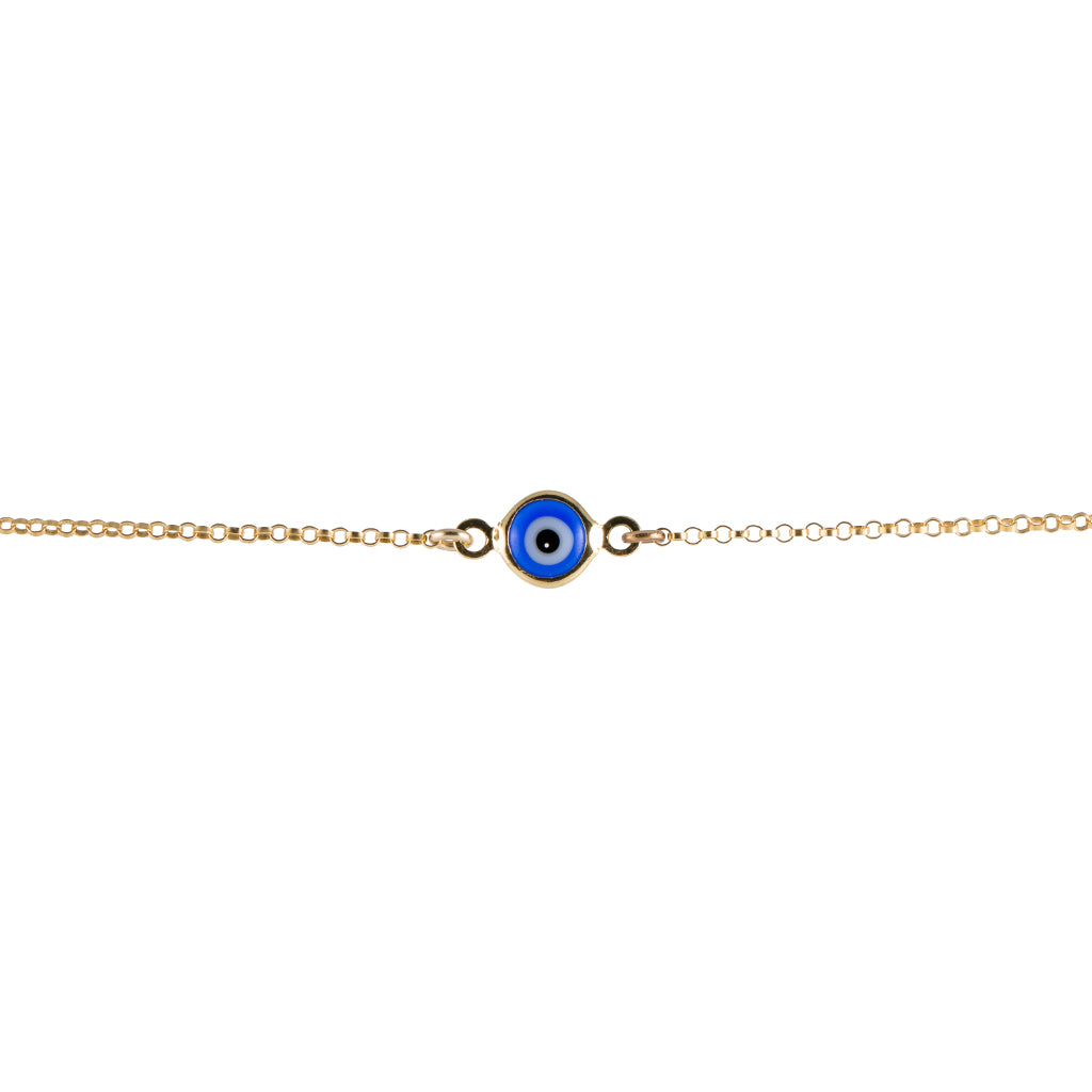 Evil Eye Bracelet in Gold