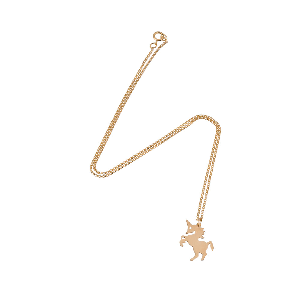 Gold Unicorn Necklace