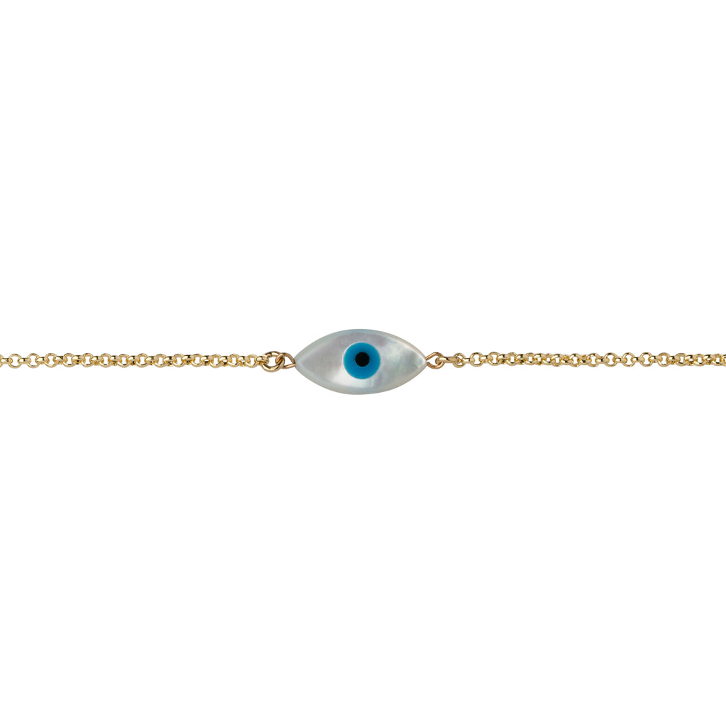 Oval Evil Eye Bracelet