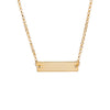 Small Rectangle Bar Necklace