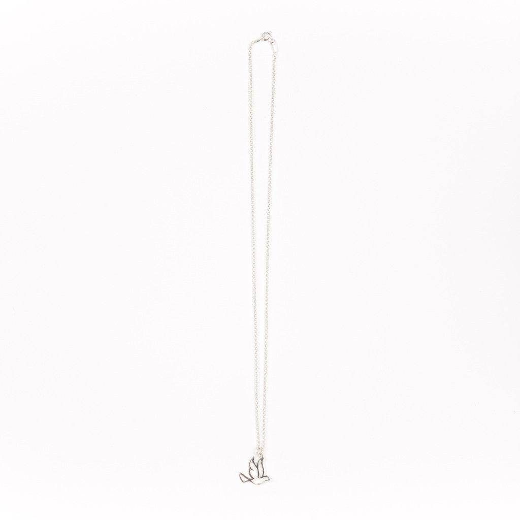Dove Necklace in Silver