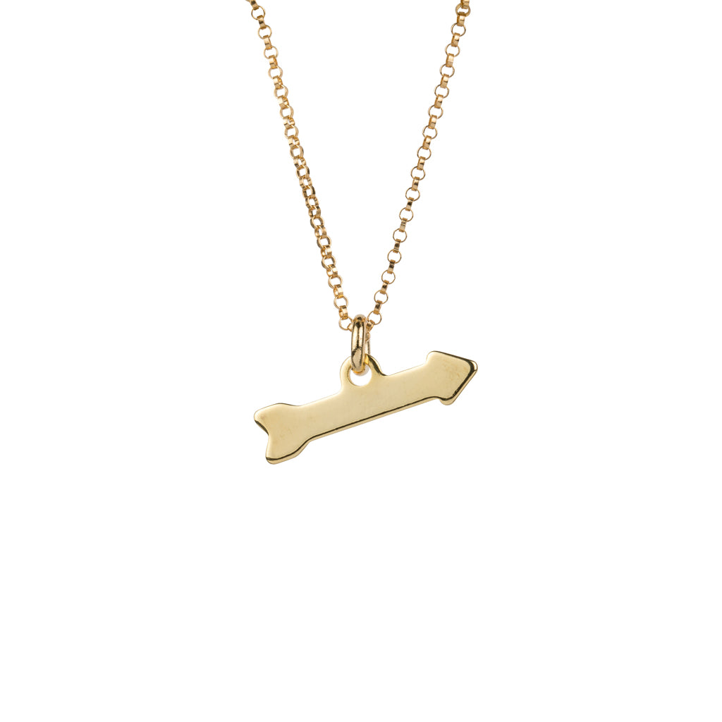 Gold Arrow Necklace