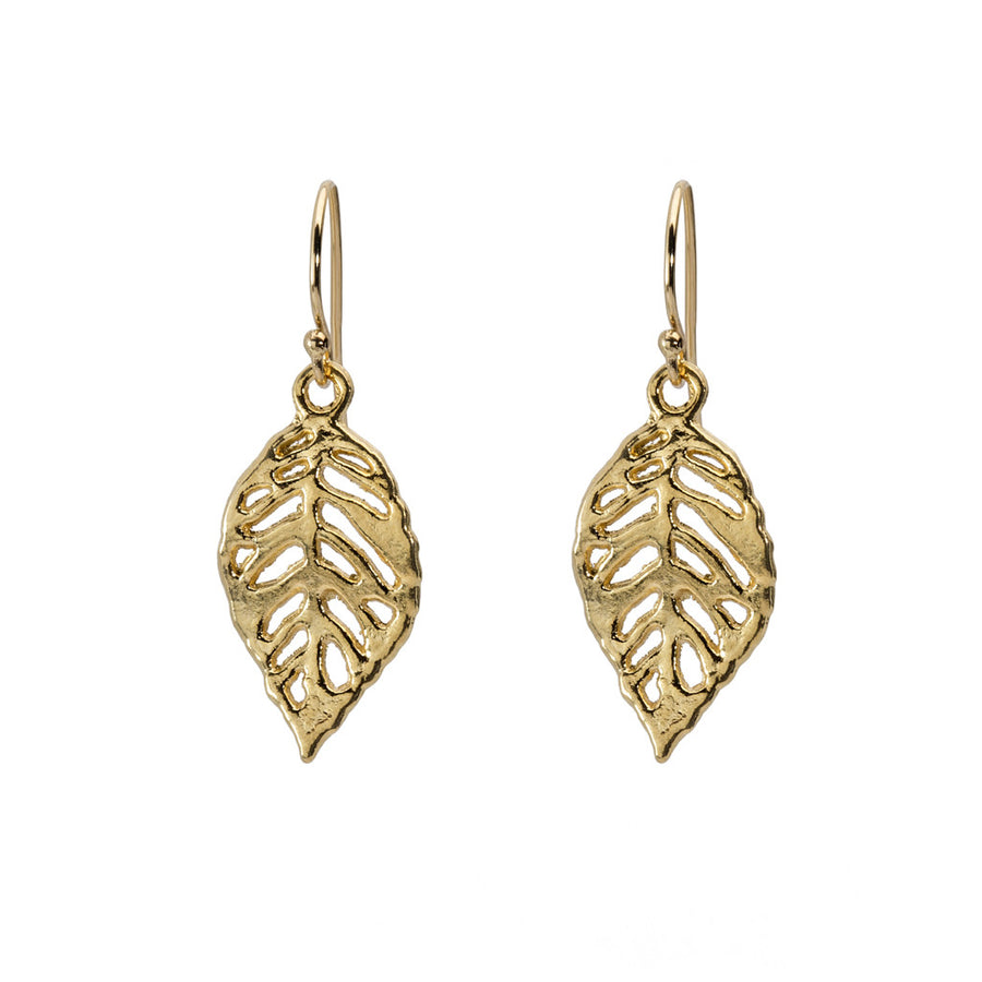 Gold Leaf Earrings