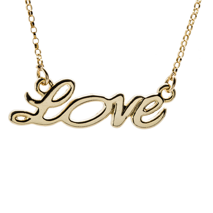 Love Necklace in Gold