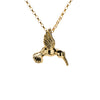 Hummingbird Necklace in Gold