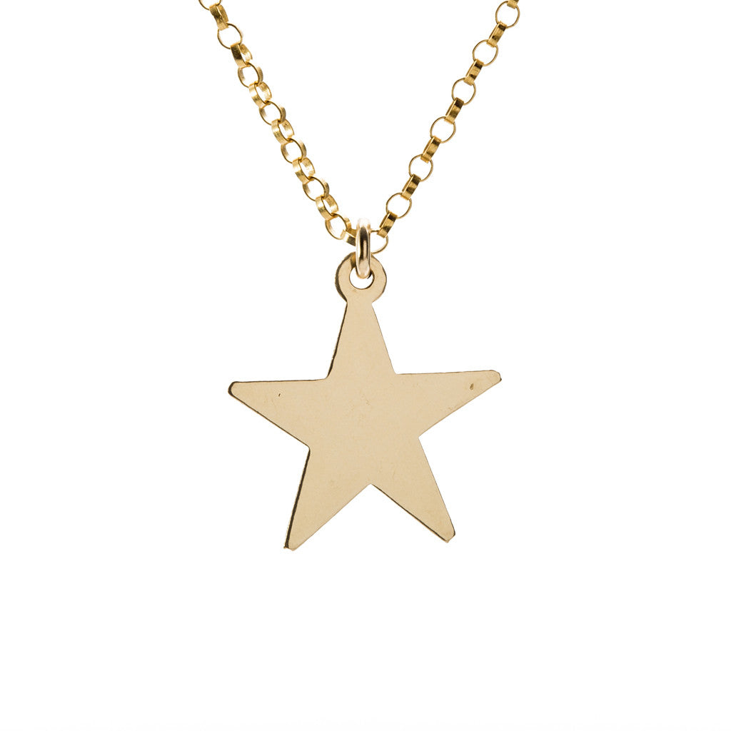 Gold Star Necklace