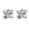 Silver Flower Stud Earrings