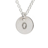 Initial Silver Necklace - Ball chain
