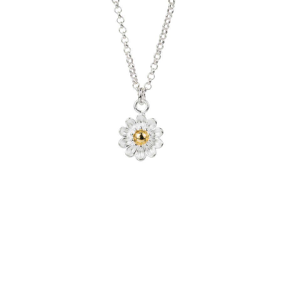 Silver Flower Necklace