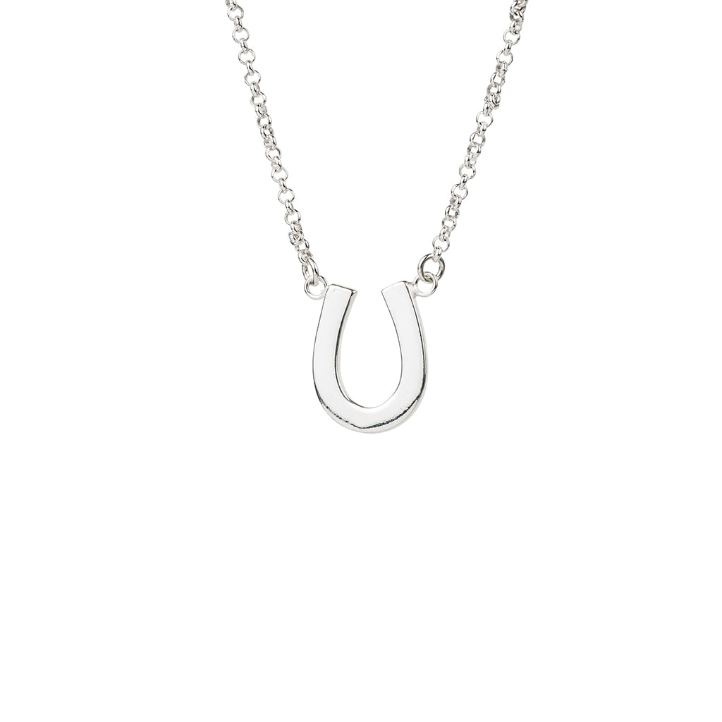 Silver Horseshoe Necklace