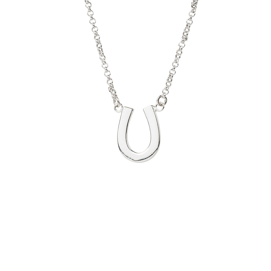 Silver Horseshoe Necklace