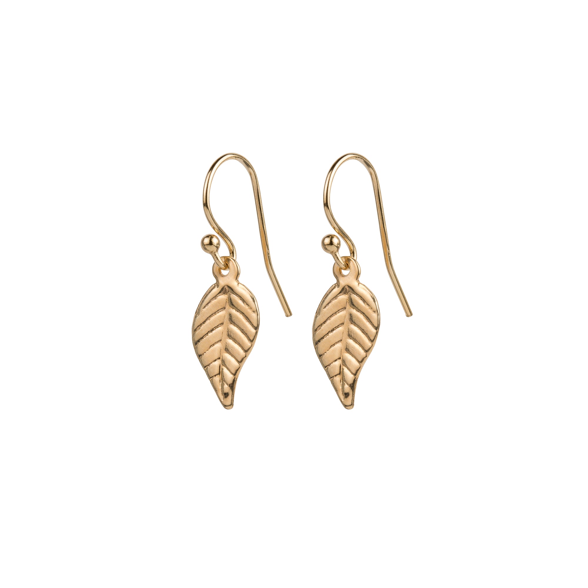 Gold Leaf Earrings