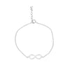 Sterling Silver Infinity Bracelet