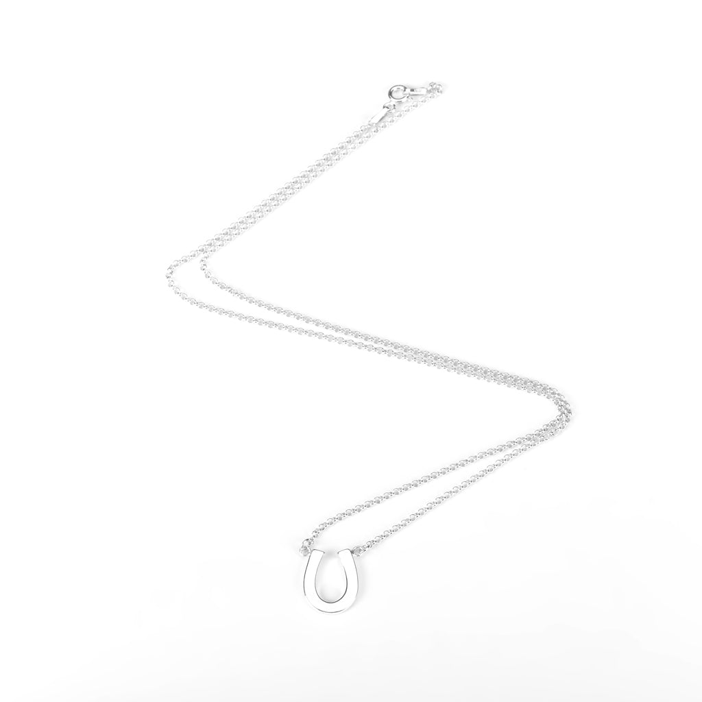 Silver Horseshoe Necklace