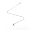 Tiny Silver Wishbone Necklace
