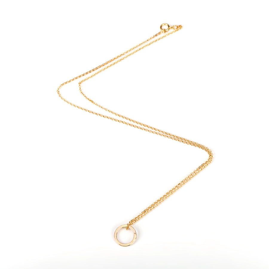 Circle Necklace in Gold