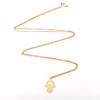 Hamsa Hand Necklace in Gold