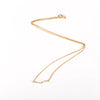 Wavy Bar Necklace in Gold