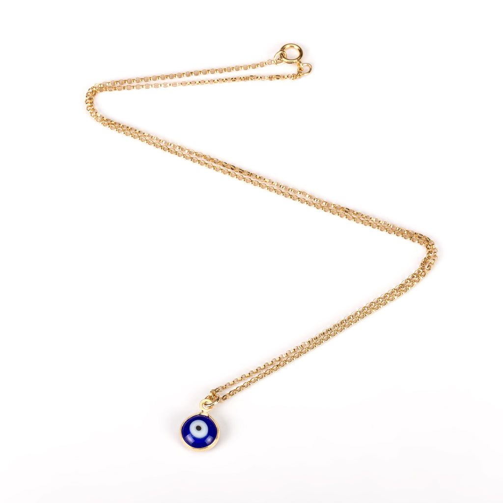 Evil Eye Necklace in Gold