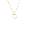Heart Necklace in Gold