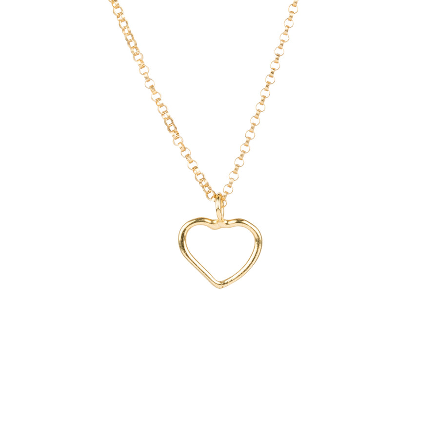 Heart Necklace in Gold