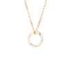 Circle Necklace in Gold