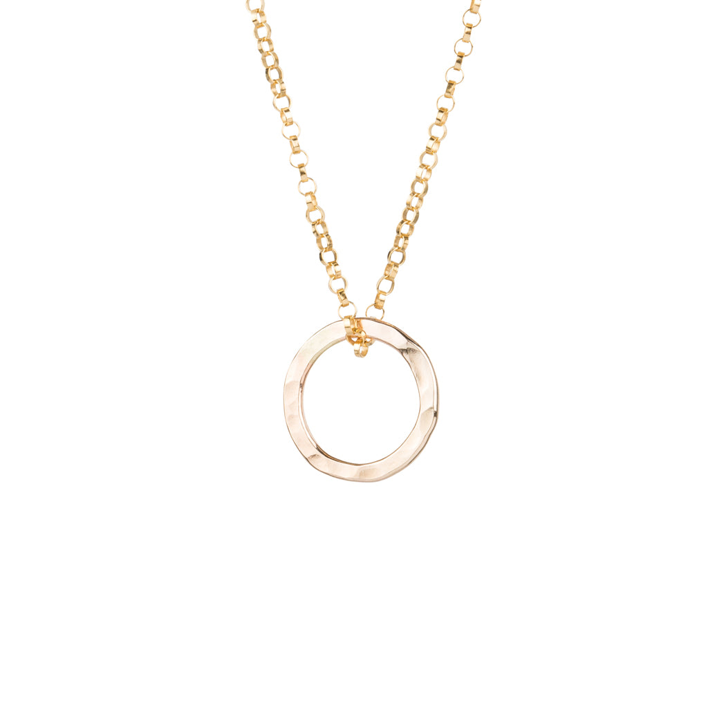 Circle Necklace in Gold