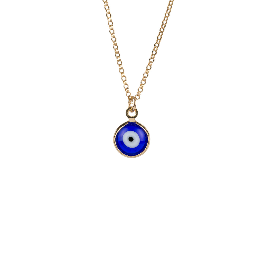 Evil Eye Necklace in Gold