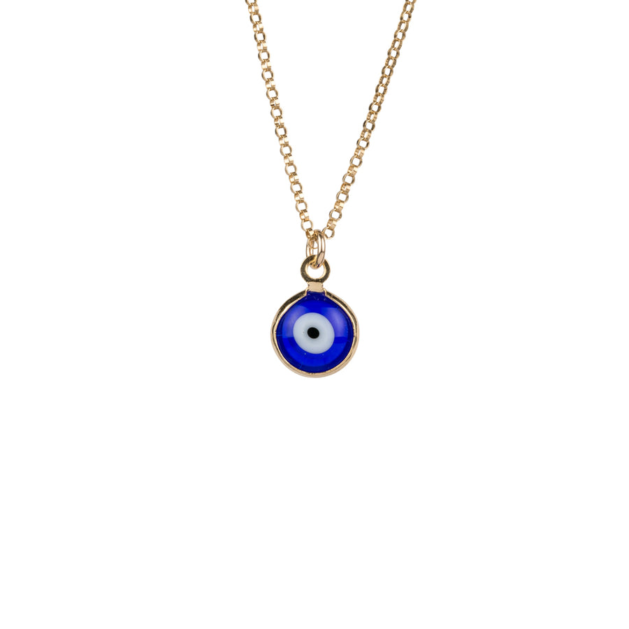 Evil Eye Necklace in Gold