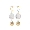 Sea shell and Pearl Earrings