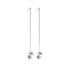 Shell and Pearl Ear Threader in Silver