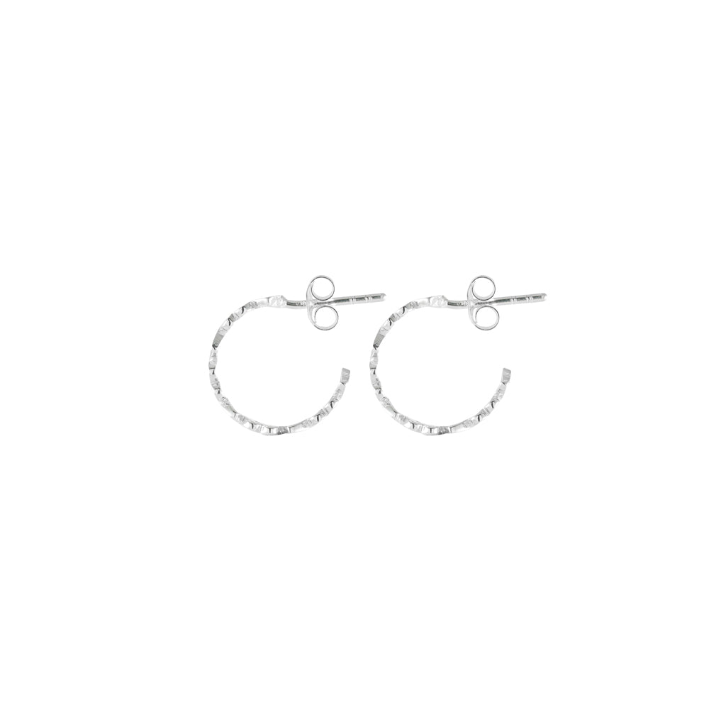Tiny Stud Silver Earrings