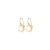 Small Hammered Earrings in Gold