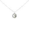 Sun and Moon Necklace in Silver