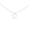 Star Outline Necklace in Silver