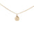 Clam Shell Necklace in Gold