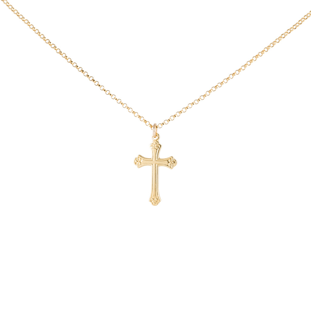 Gold Cross Necklace