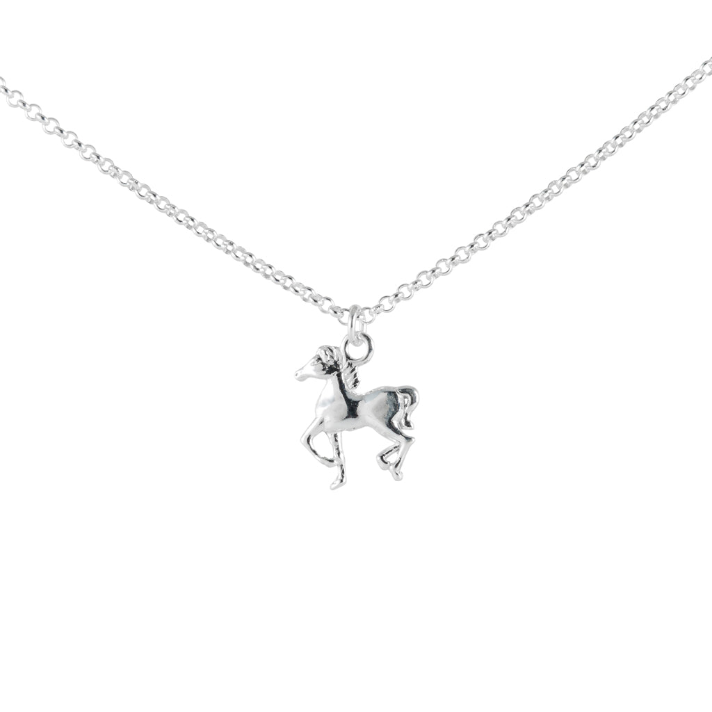 Horse Necklace in Silver