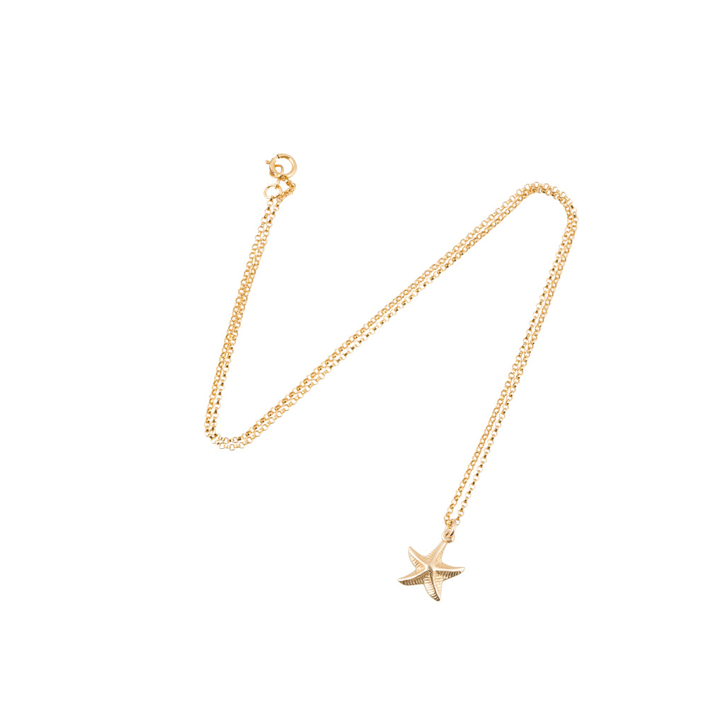 Starfish Necklace in Gold