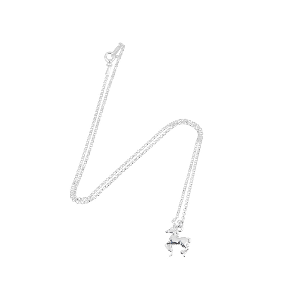 Horse Necklace in Silver
