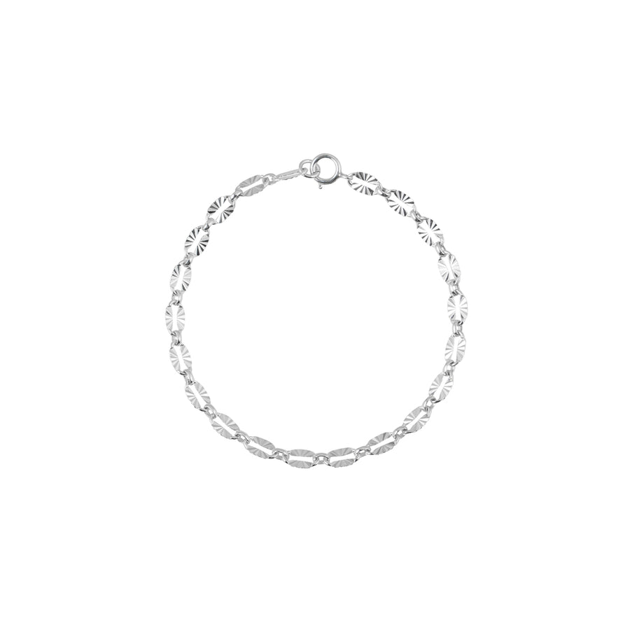 Silver Sunburst Bracelet