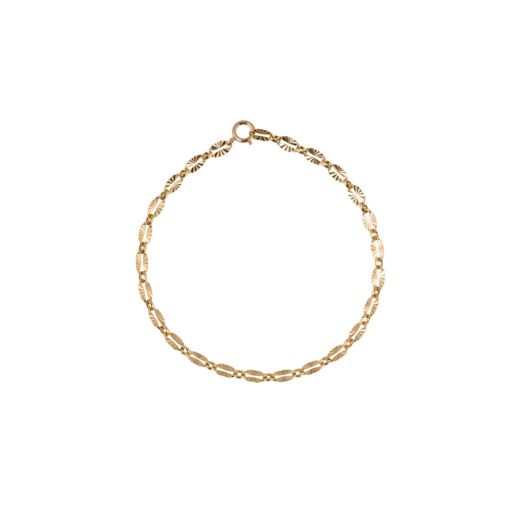 Gold Sunburst Bracelet