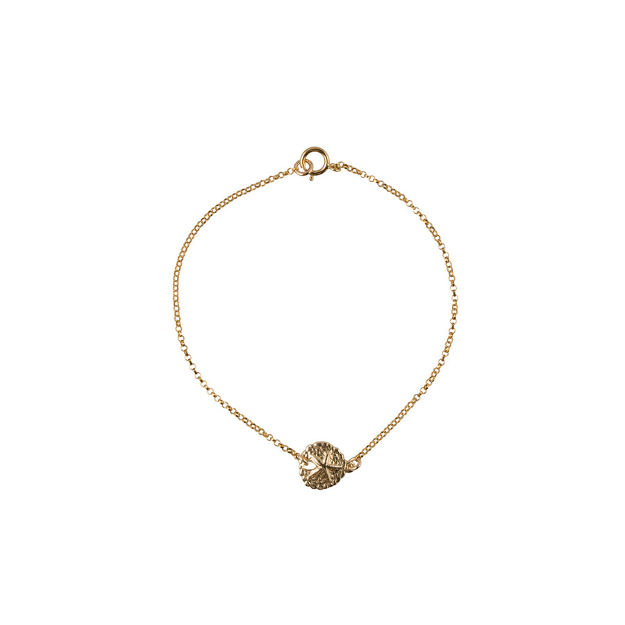 Sand dollar Bracelet in Gold