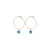Small Evil Eye Hoops