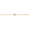 Single Pearl Bracelet in Gold