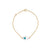 Hamsa Hand Mother of Pearl Evil Eye Bracelet