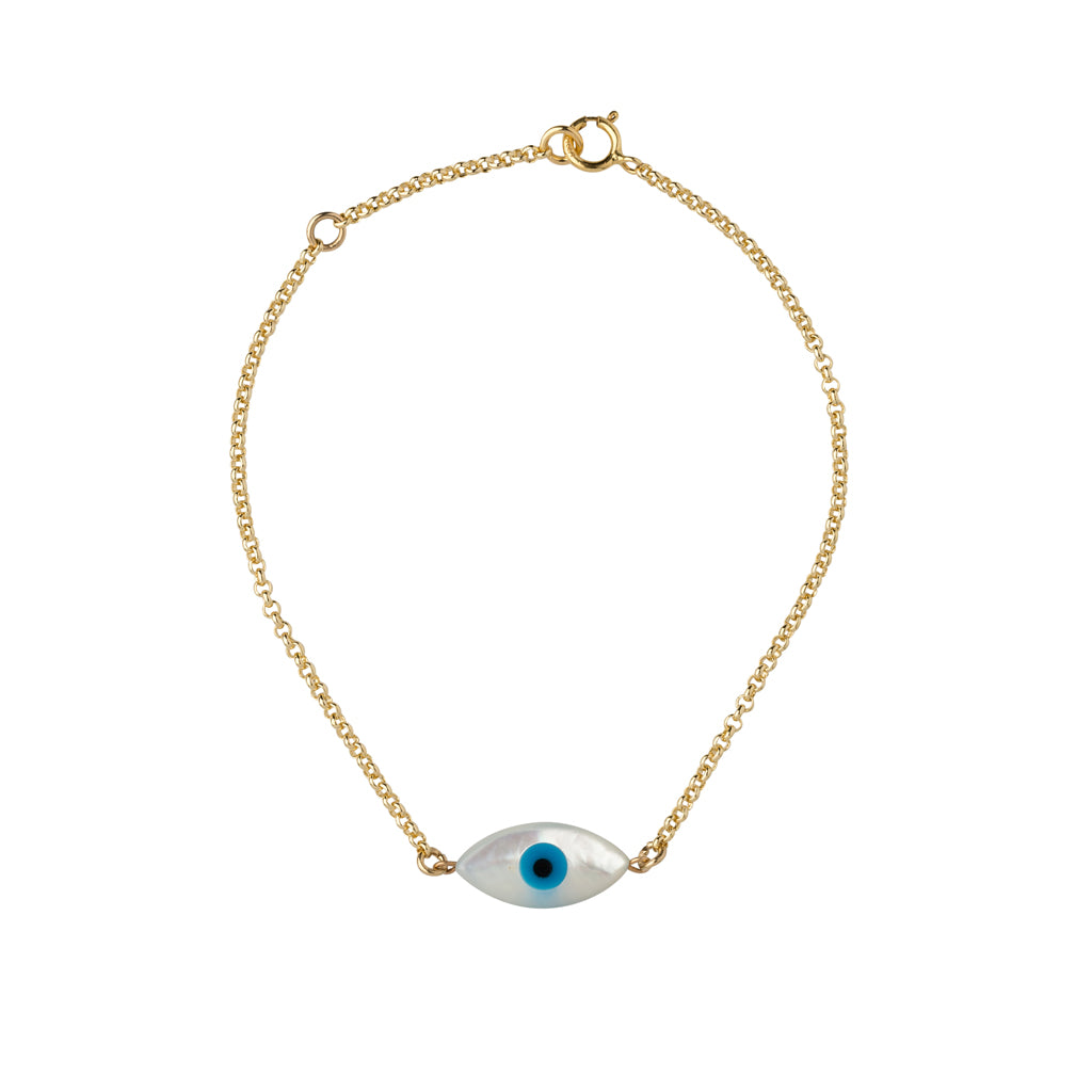 Oval Evil Eye Bracelet